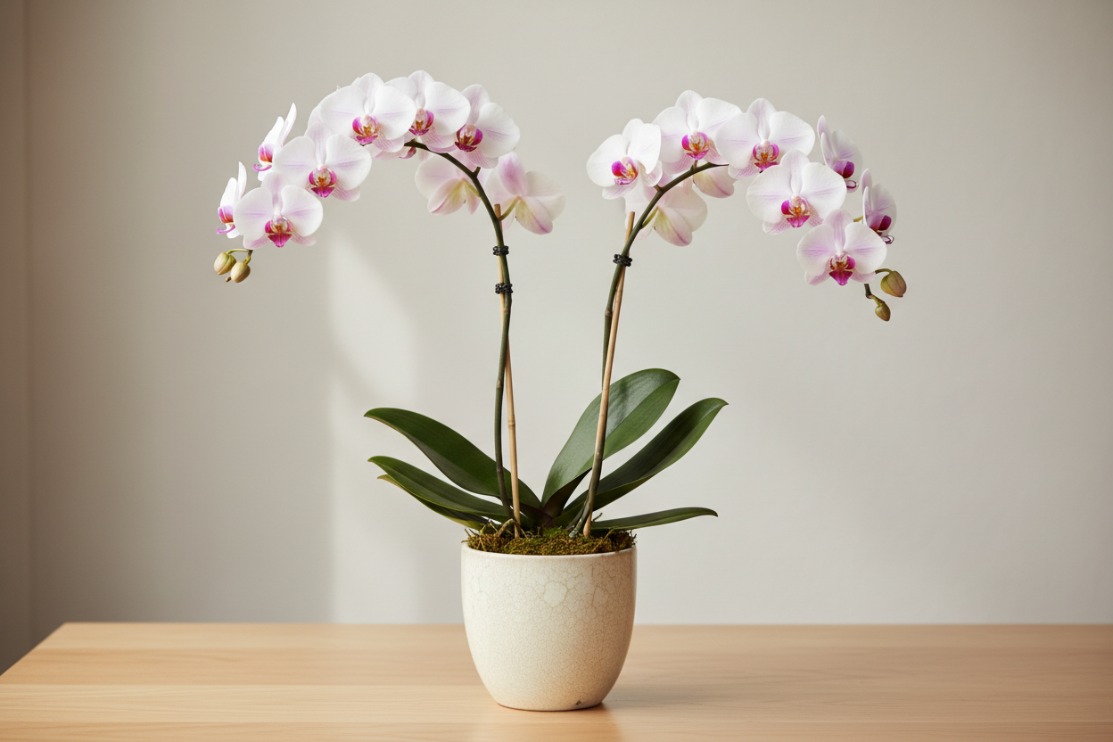 Orquídeas y plantas