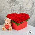 Box de 20 Rosas Rojas Cód. BCR20RR
