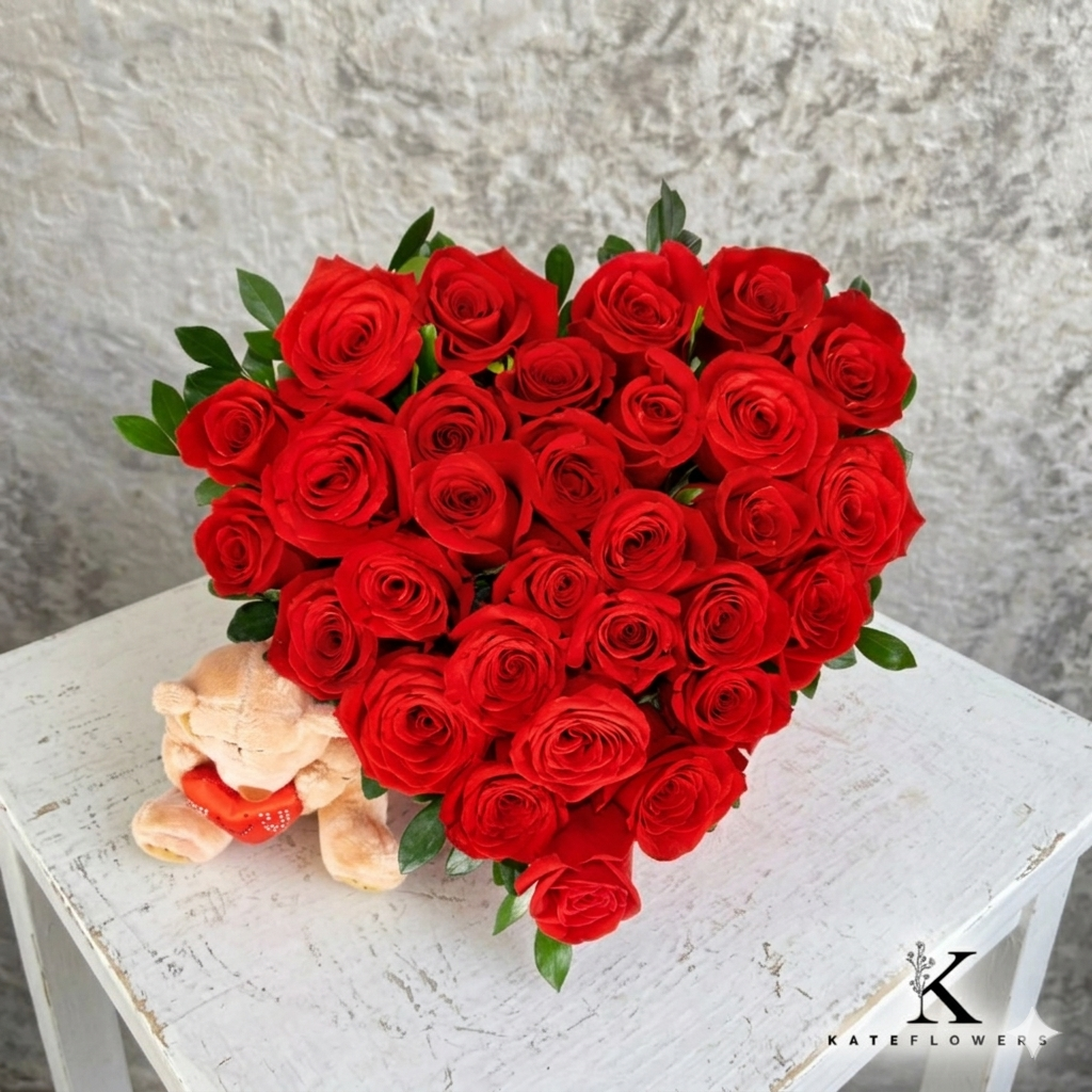 Box de 20 Rosas Rojas Cód. BCR20RR