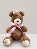 Osita Lazo Rosa Amigurumi Cód. OLRA01