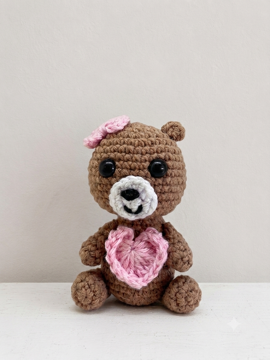 Llavero Osito Amigurumi Cód. LLOA01