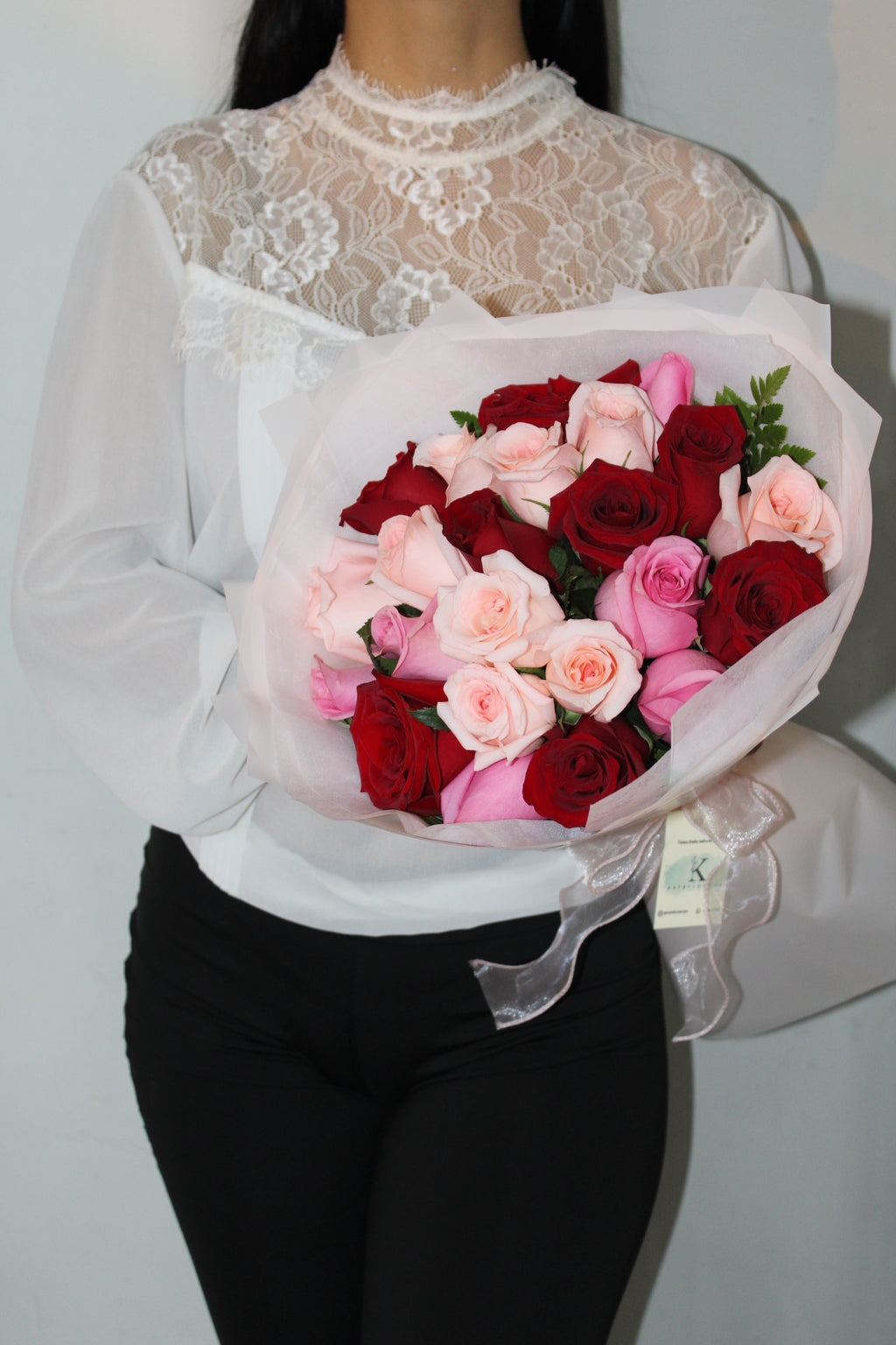 Ramo Suspiro de Amor - 24 rosas mixtas
