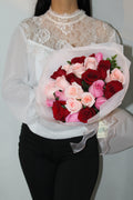 Ramo Suspiro de Amor - 24 rosas mixtas