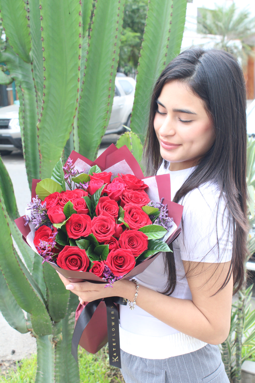 Ramo Amor Sólido - 24 rosas rojas