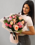 Ramo de 12 Rosas y Mix Floral Cod R12RM02