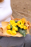 Ramo de 10 Tulipanes amarillos