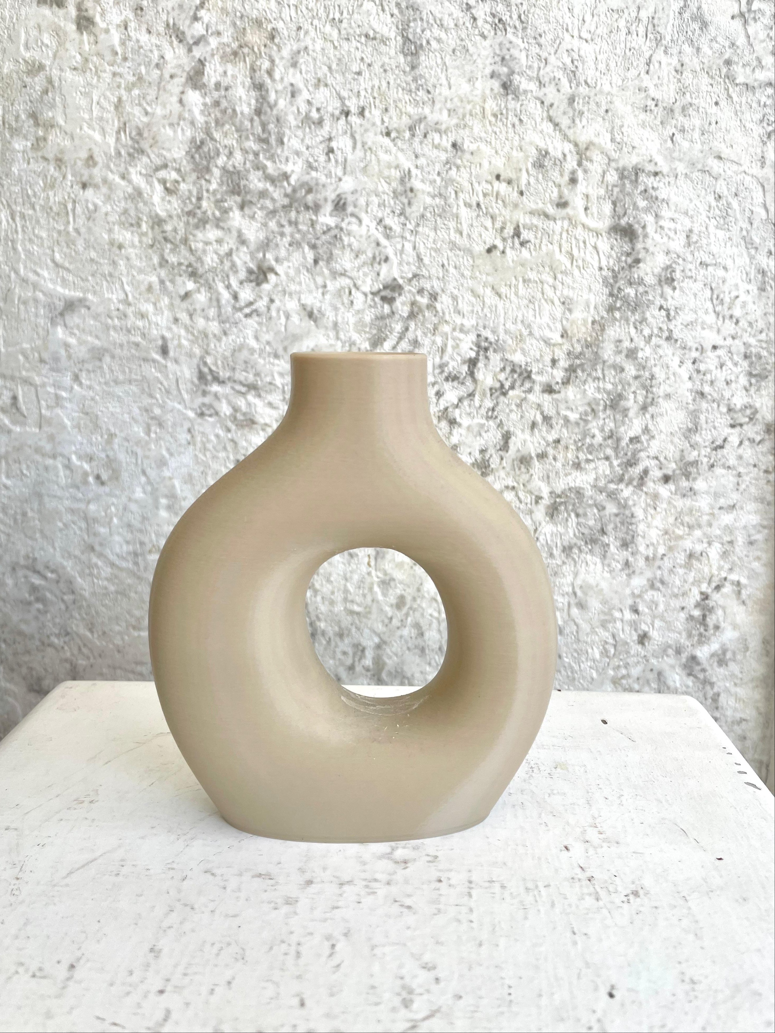Simple Beige Florero Cód. SBF3D01