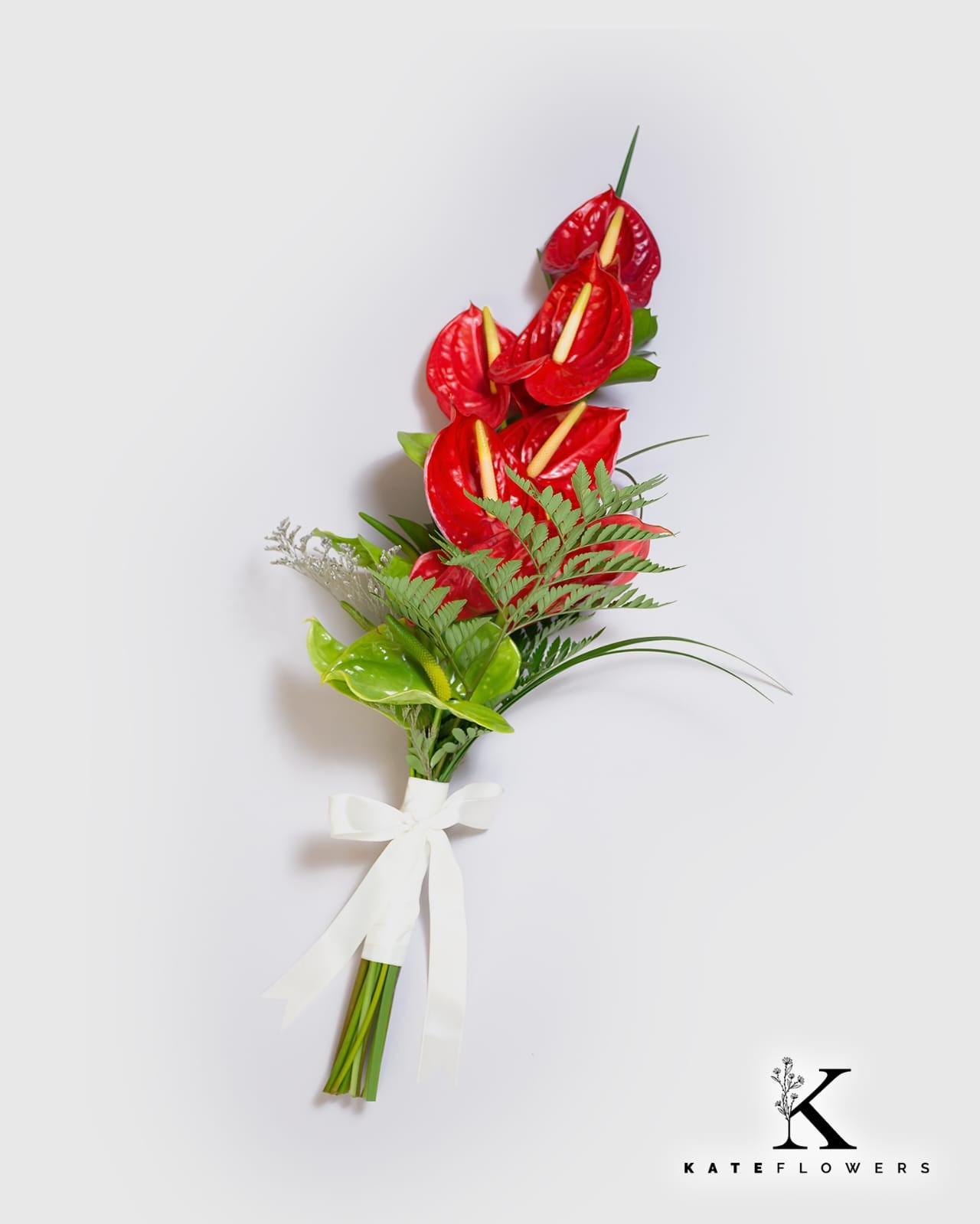 Bouquet de Novia de Anturios Cód. BN9A01