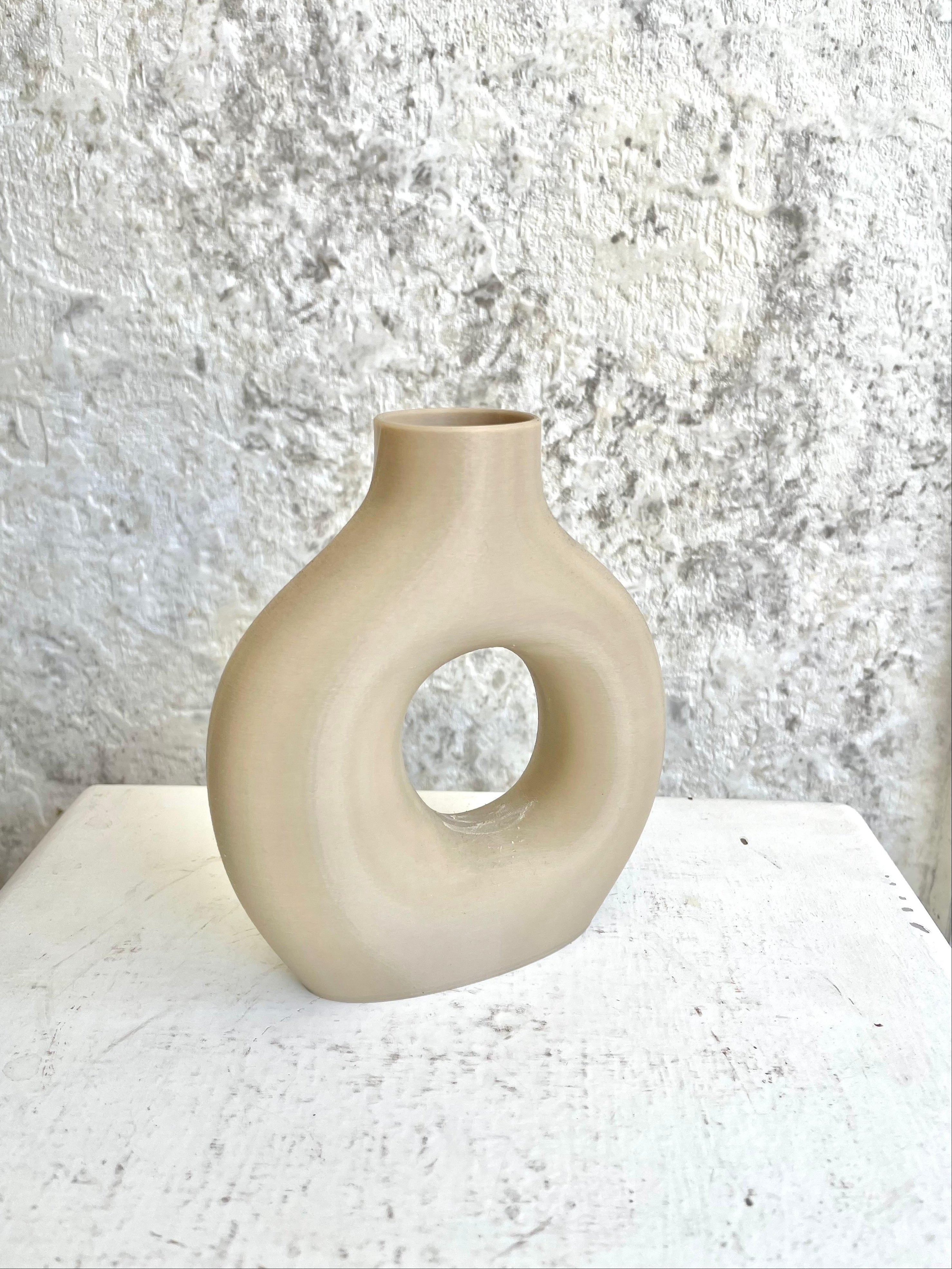 Simple Beige Florero Cód. SBF3D01